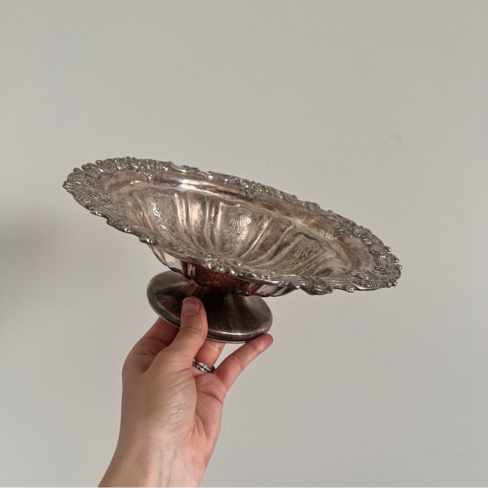Vintage Silver Plated Decorative Bowl